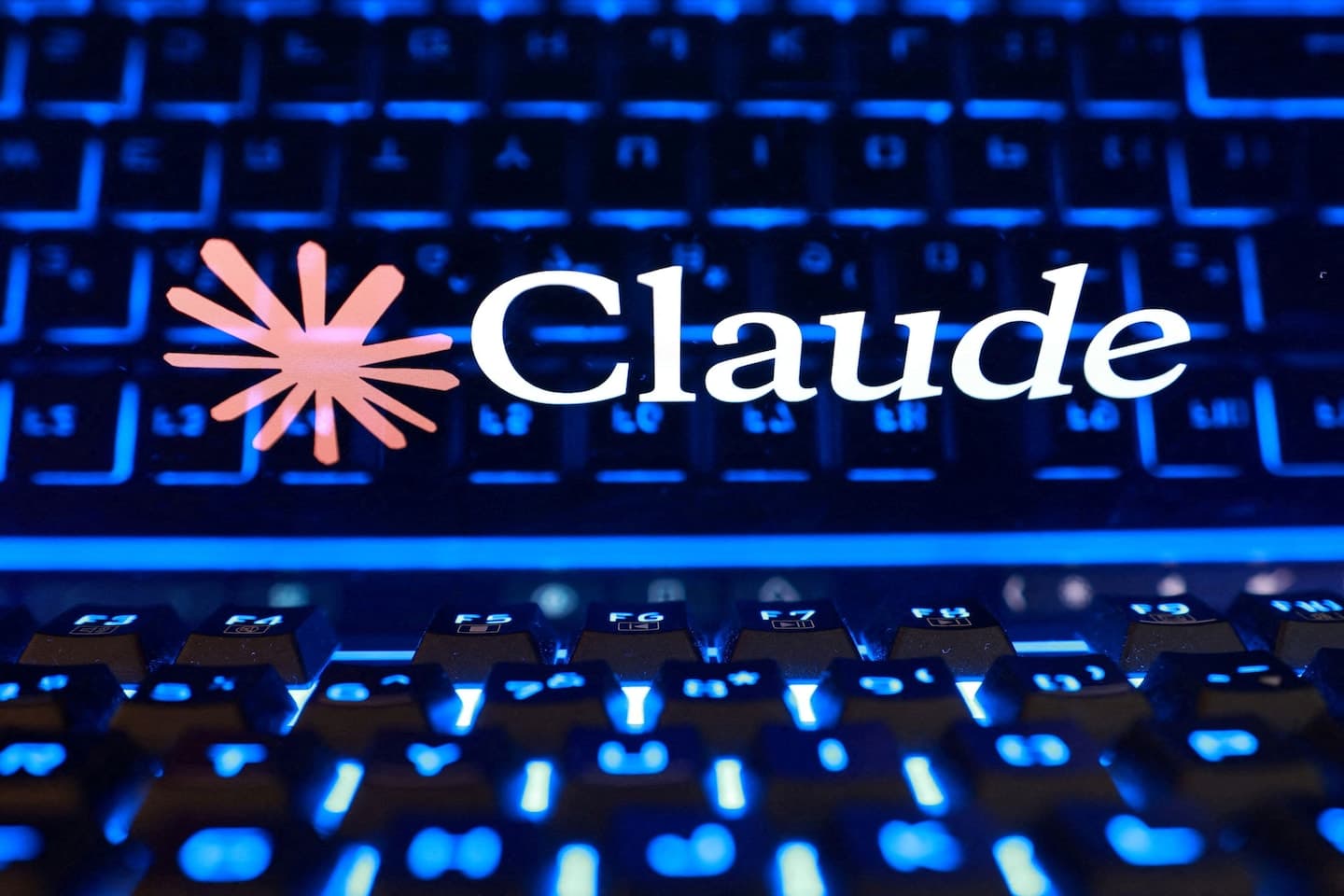 Dado Ruvic/Reuters file photograph illustrating Claude branding against a keyboard, supplied with The Washington Post report. It does not depict Cathedral’s test or compromised systems.