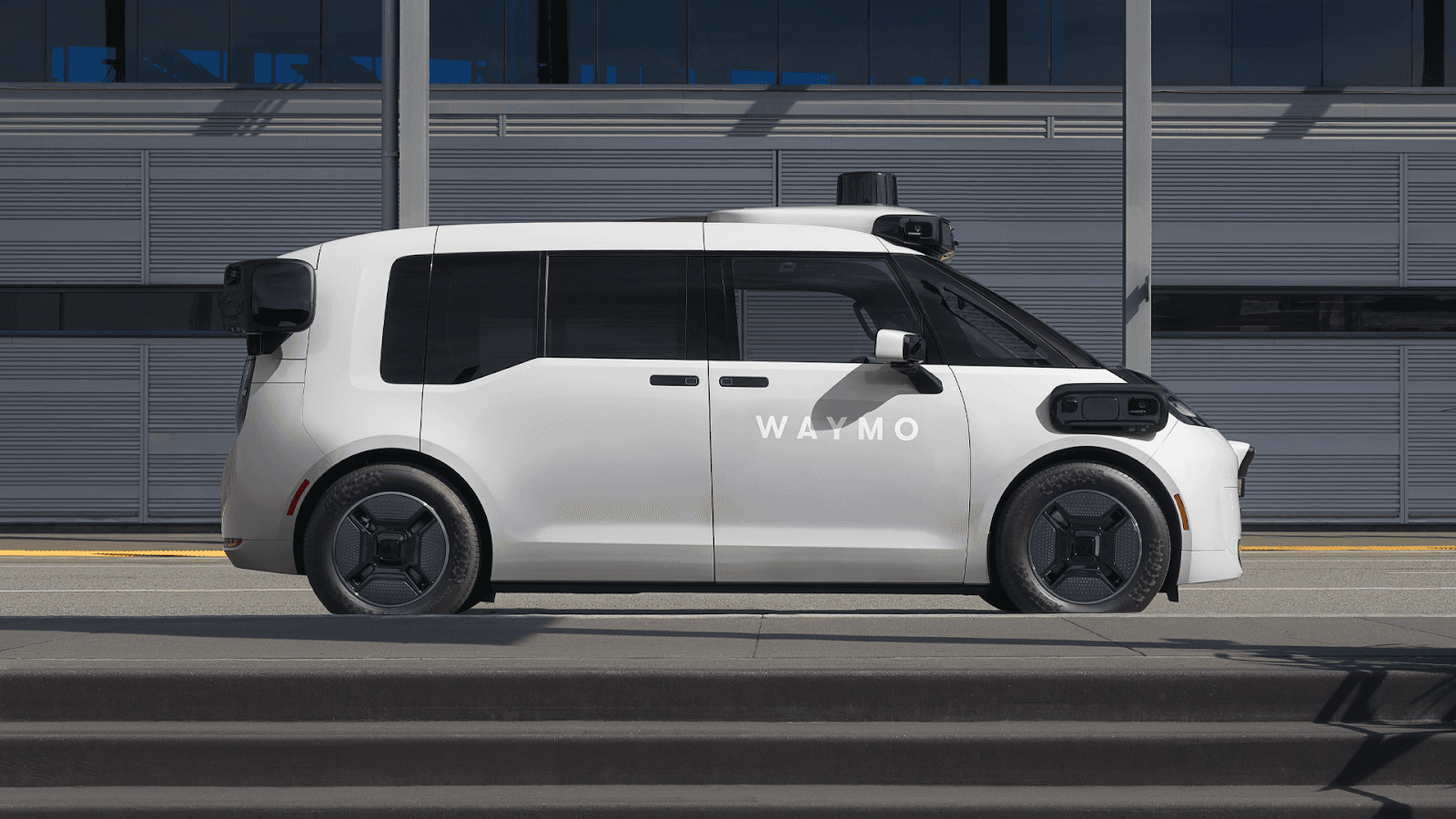 A real Waymo robotaxi in the company’s October 8 debt-financing announcement; an archive product photo, not a depiction of the reported future fleet.