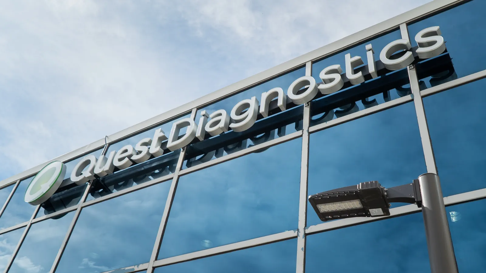 Quest Diagnostics building photograph, courtesy of Quest Diagnostics via MedTech Dive; this is an exterior company photograph, not a depiction of the breach.